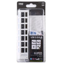 7-Port Usb Hub With High Speed 480Mbps On / Off Switch & 7 Leds - Black