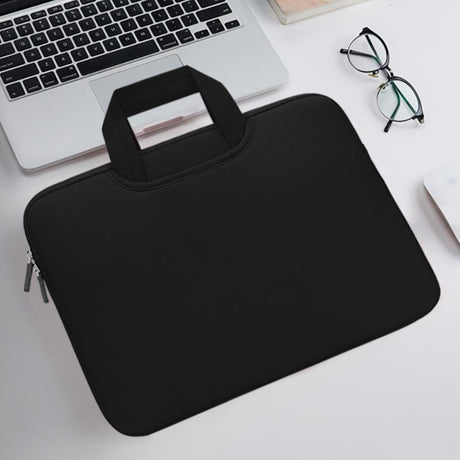 Portable Air Permeable Handheld Sleeve For 13.3 Laptops - 34X25.5X2.5Cm - Black