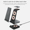 3 In 1 Foldable Charging Stand For Iphones Apple Watch And Airpods - Black