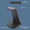 3 In 1 Foldable Charging Stand For Iphones Apple Watch And Airpods - Black