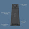 3 In 1 Foldable Charging Stand For Iphones Apple Watch And Airpods - Black