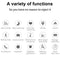 1.3 Inch Ips Colour Touch Screen Smart Watch Ip67 Waterproof Support Weather Forecast / Heart Rate Monitor / Sleep Monitor / Blood Pressure Monitoring Black