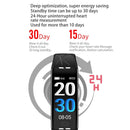 Smart Bracelet With Heart Rate Monitor And Call Reminder - Waterproof - Black