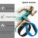 Waterproof Oled Smart Bracelet With Bluetooth Hr Monitor Pedometer And Remote Capture For Android / Ios - Black