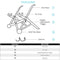 Adjustable Foldable Laptop Stand - Portable Desk Holder