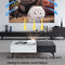 1080P Wireless Screen Mirroring Projector - Small Led - White