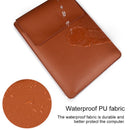 15.4 Inch Laptop Leather Sleeve Carrying Bag - Yellow