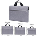 15 Inch Waterproof Portable Notebook Bag - Multifunctional Single Shoulder Computer Bag - Gray