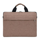 15 Inch Waterproof Portable Notebook Bag - Multifunctional Single Shoulder Computer Bag - Gray