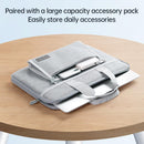 Portable Oxford Laptop Bag - Durable Fabric Multiple Colours - Grey