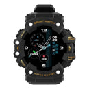 1.28 Inch Waterproof Smart Watch With Heart Rate & Blood Pressure Monitoring - Black
