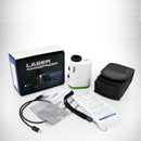 400M Golf Laser Distance Measuring Instrument - Waterproof Handheld - Black