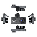 Black A2 Triple Lens Car Dash Camera Recorder