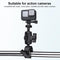 Adjustable 360 Degree Bike / Motorcycle Handlebar Mount For Action Cameras