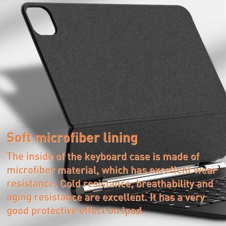 2022 T89 Magic Bluetooth Keyboard Leather Case For Ipad 10.9 Gen 10 - Black