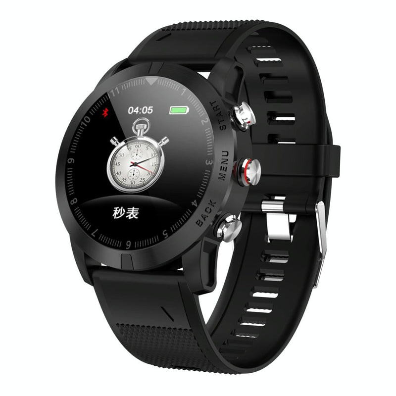 Waterproof Smart Bracelet With Call Reminder And Heart Rate Monitor - Ip68 - Black