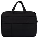 15.6 Inch Laptop Tablet Bag With Multiple Pockets And Soft Oxford Cloth Handle - Black
