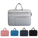 15.6 Inch Laptop Tablet Bag With Multiple Pockets And Soft Oxford Cloth Handle - Black