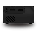 Mini Led Projector Home Theater Supports Hdmi & Av & Sd & Usb - Black
