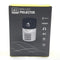 3000 Lumens Wifi Mini Projector With Screen Mirroring Support - Black White