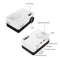 Mini Led Projector With Tripod Mount - Supports Av / Hdmi / Usb / Tf - 1080P Hd - Blue White