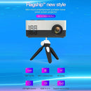 Mini Led Projector With Tripod Mount - Supports Av / Hdmi / Usb / Tf - 1080P Hd - Blue White