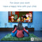 Portable Mini Projector For Kids - 1080P Led - Blue White