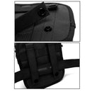 Army Style Oxford Cloth Crossbody Bag 17 X 15 X 8 Cm Shoulder Sling Hand Messenger Bag - Black