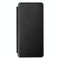 For Samsung Galaxy Z Fold4 5G Carbon Fiber Flip Leather Case - Black