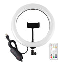 10.2 Curved Led Ring Light With Dual-Colour Temperature Remote And Tripod