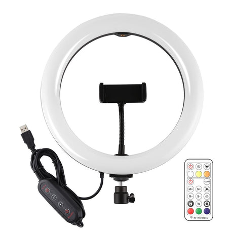 10.2 Curved Led Ring Light With Dual-Colour Temperature Remote And Tripod