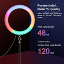 10.2 Curved Led Ring Light With Dual-Colour Temperature Remote And Tripod