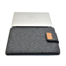 15 Inch Vertical Felt Laptop / Tablet Sleeve Bag - Light Grey