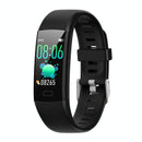 Smart Health Bracelet With Call Reminder And Monitoring - Black