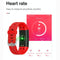 Smart Health Bracelet With Call Reminder And Monitoring - Black
