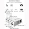 Mini Led Projector 1800 Lumens For Home Theater - Hdmi / Av / Sd / Usb / Vga Support - Black Mobile Phone Version