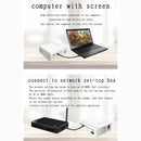 Mini Led Projector 1800 Lumens For Home Theater - Hdmi / Av / Sd / Usb / Vga Support - Black Mobile Phone Version