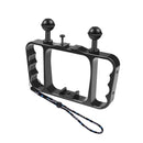 Aluminum Dual Handheld Diving Light Arm Mount For Action Cameras