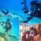 Aluminum Dual Handheld Diving Light Arm Mount For Action Cameras