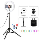 10.2 Rgbw Led Ring Light Kit with Tripod and Remote Control