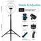 10.2 Rgbw Led Ring Light Kit with Tripod and Remote Control