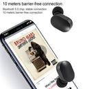Wireless Touch Bluetooth Headset with Smart Magnetic Charging - Automatic Pairing - Black