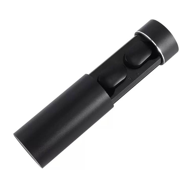 Wireless Touch Bluetooth Headset with Smart Magnetic Charging - Automatic Pairing - Black