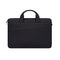 Portable Laptop Tablet Bag - 15.4 Inch Double Side Pockets Soft Handle Oxford Cloth - Black