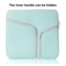10-Inch Multi-Pocket Laptop Liner Bag For Diving Material - Purple