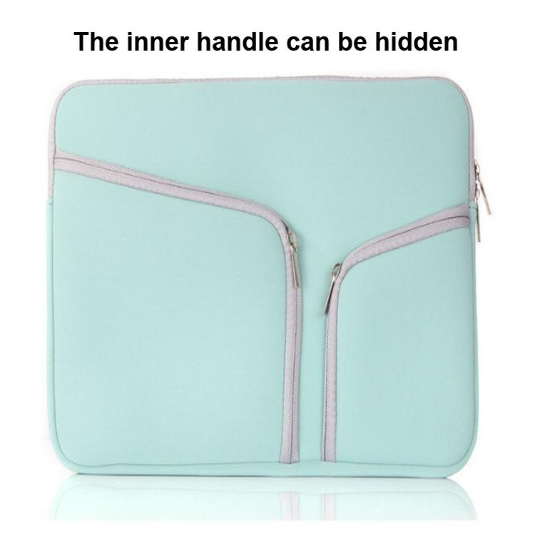 10-Inch Multi-Pocket Laptop Liner Bag For Diving Material - Purple