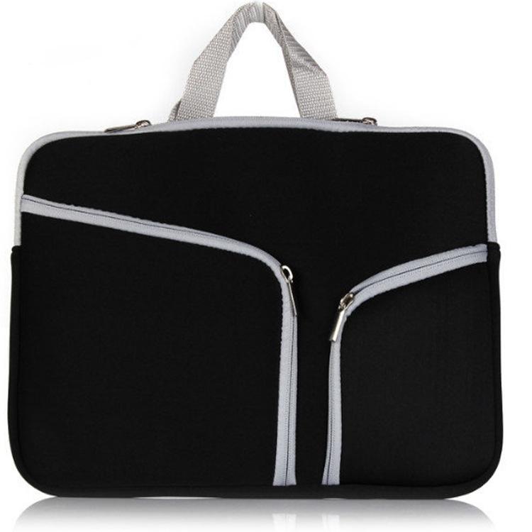 10-Inch Multi-Pocket Laptop Liner Bag For Diving Material - Purple