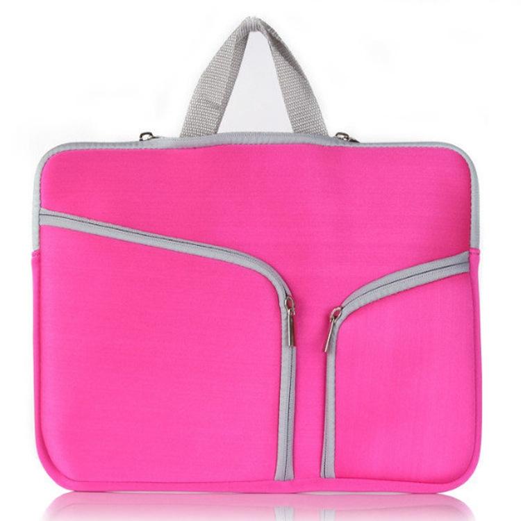 10-Inch Multi-Pocket Laptop Liner Bag For Diving Material - Purple