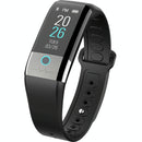 Smart Watch With Heart & Oxygen Monitoring Colour Screen Ip67 - Black