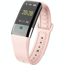 Smart Watch With Heart & Oxygen Monitoring Colour Screen Ip67 - Black